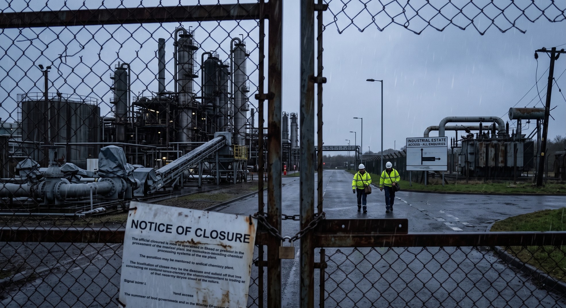 UK Chemical Plants Are Closing. High Energy Costs Are the Common Thread.